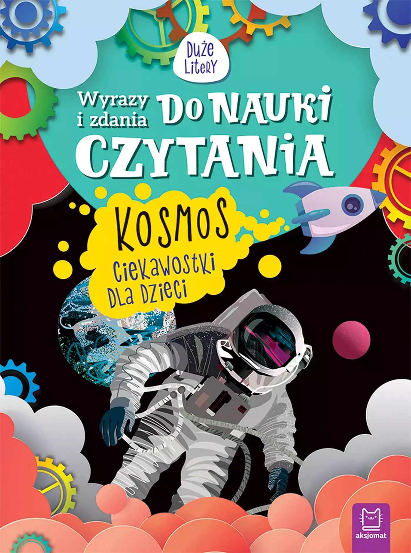 Książka - Kosmos. Wyrazy i zdania do nauki czytania. Duże litery