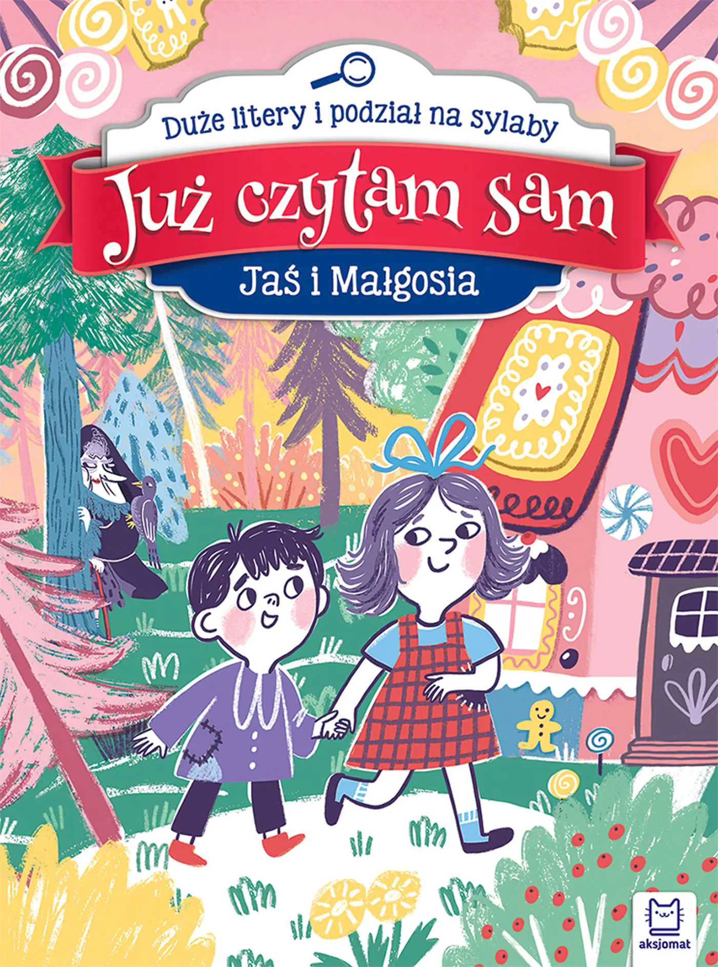 Książka - Już czytam sam. Jaś i Małgosia. Duże litery i podział na sylaby
