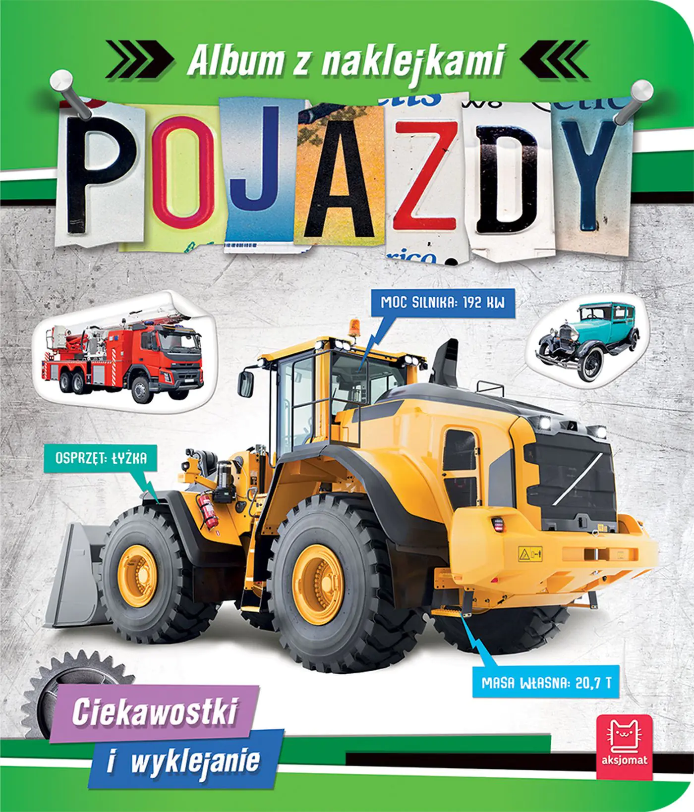 Książka - Książka Pojazdy. Album Z Naklejkami. Ciekawostki I Wyklejanie