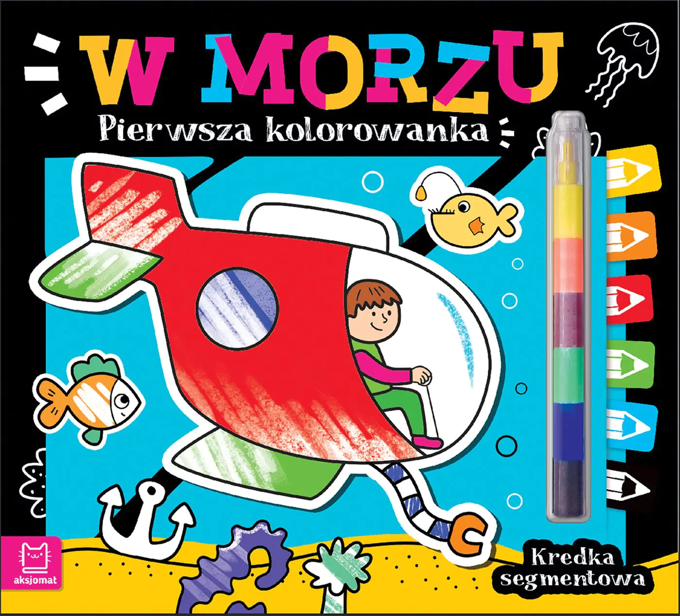 Książka - Aksjomat, Malowanka 220x240 w morzu kredka