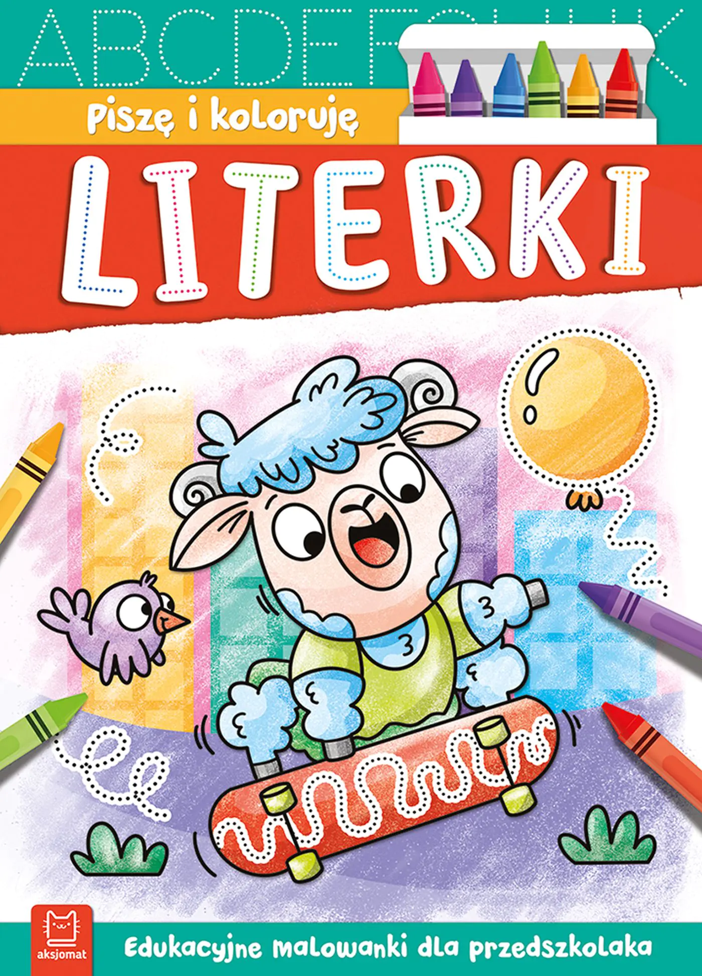 Książka - Literki. Edukacyjne malowanki dla przedszkolaka. Piszę i koloruję