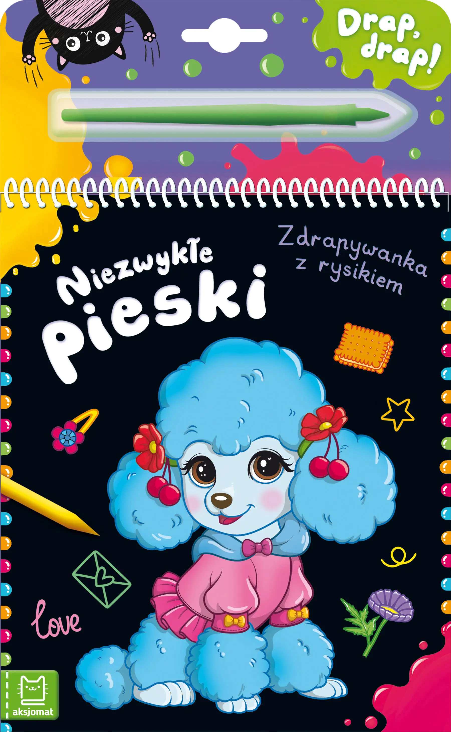 Książka - Niezwykłe Pieski zdrapywanka z rysikiem