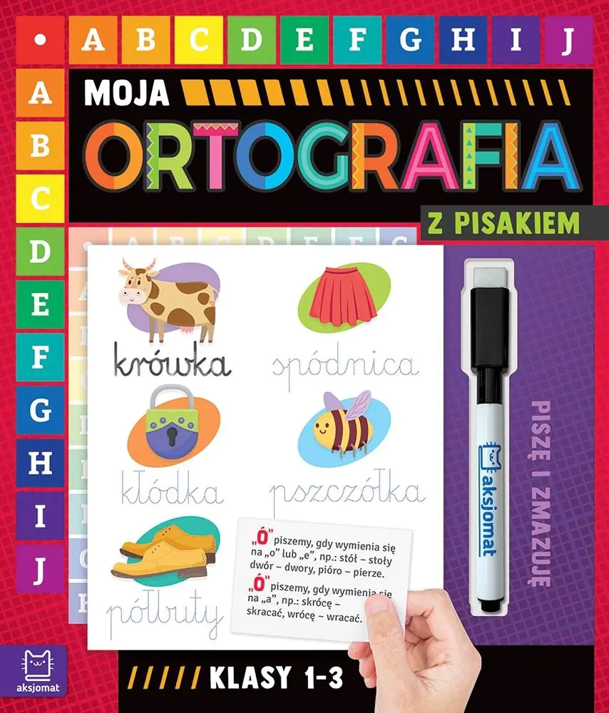 Książka - Moja ortografia z pisakiem klasy 1-3. Piszę i zmazuję