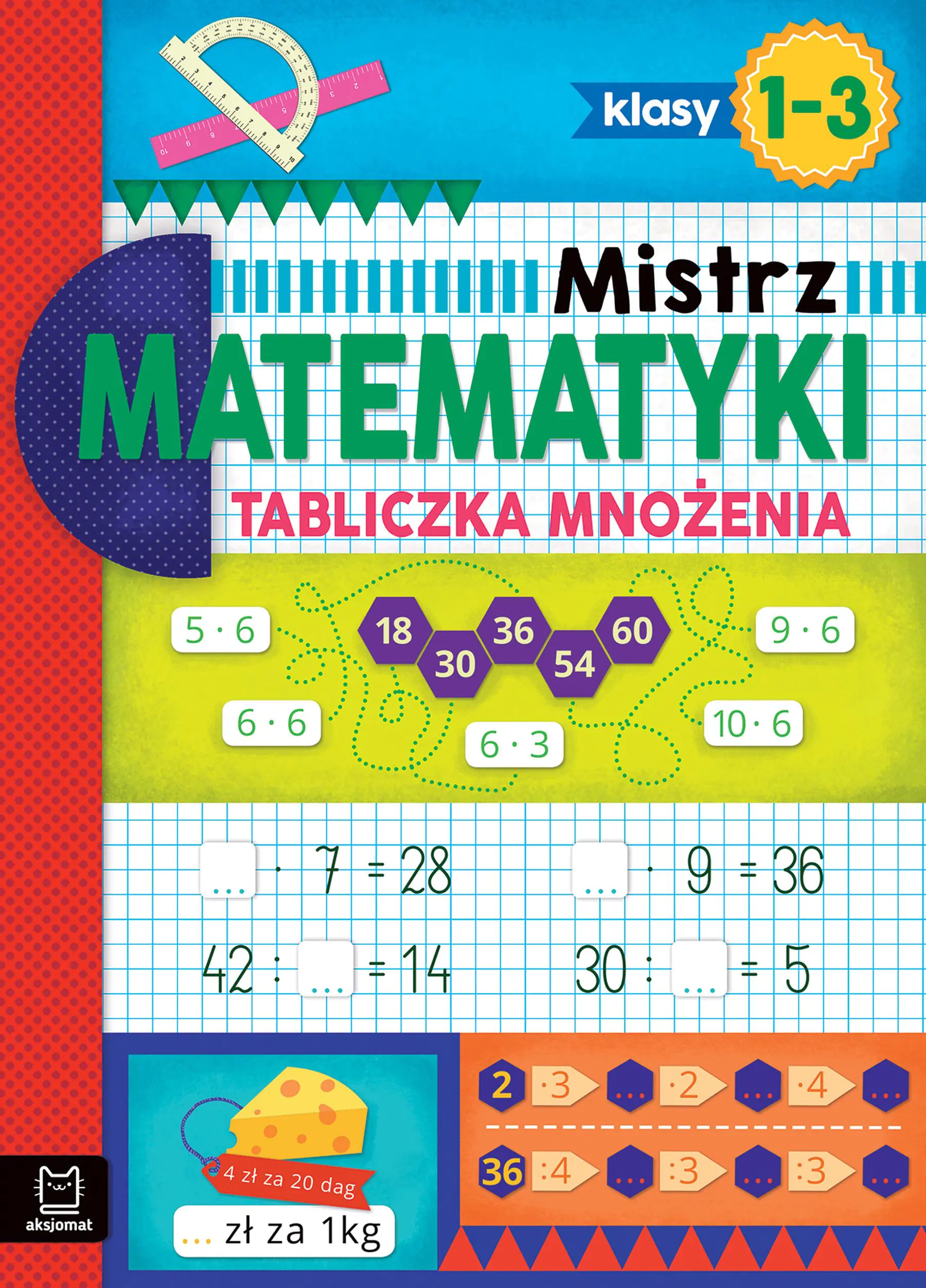 Książka - Tabliczka mnożenia. Klasy 1-3. Mistrz matematyki