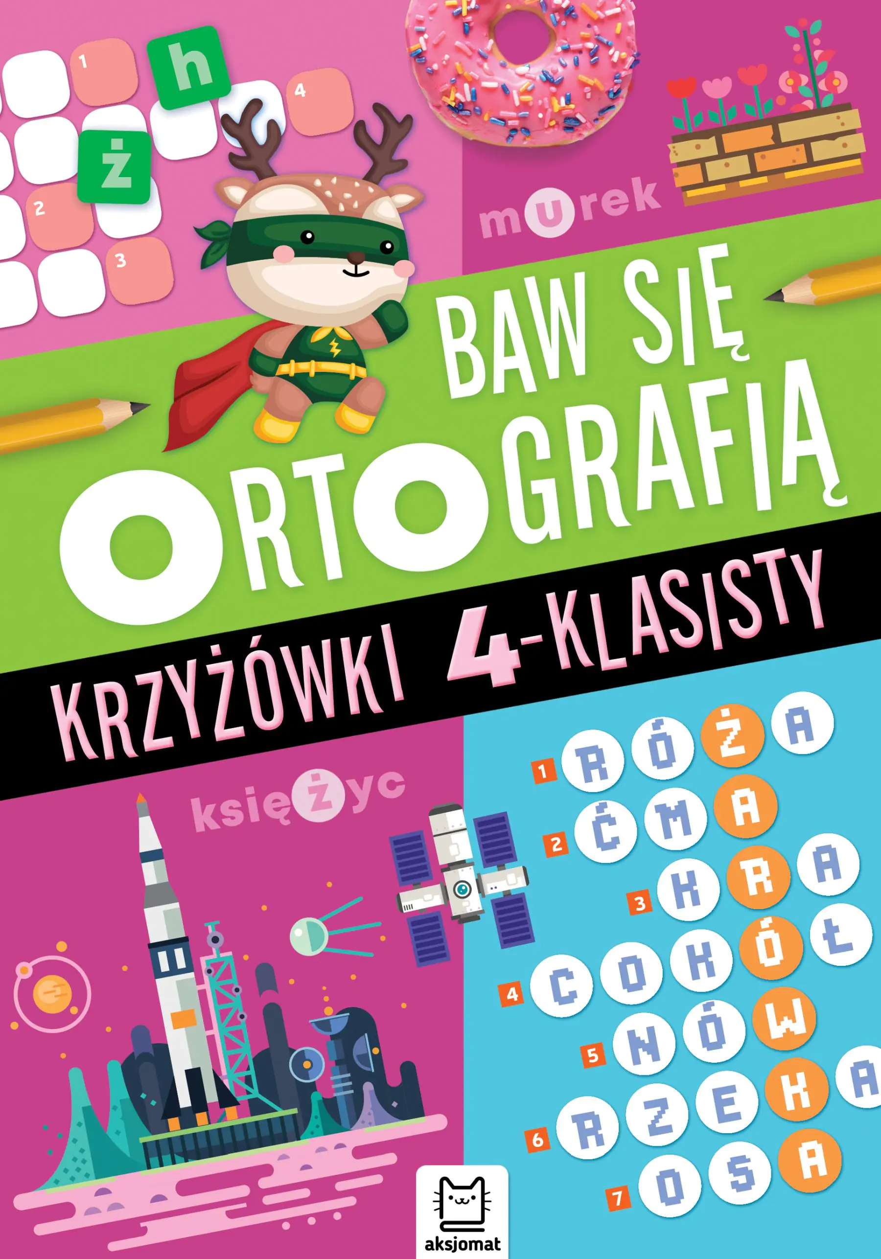 Książka - Baw się ortografią. Krzyżówki 4-klasisty
