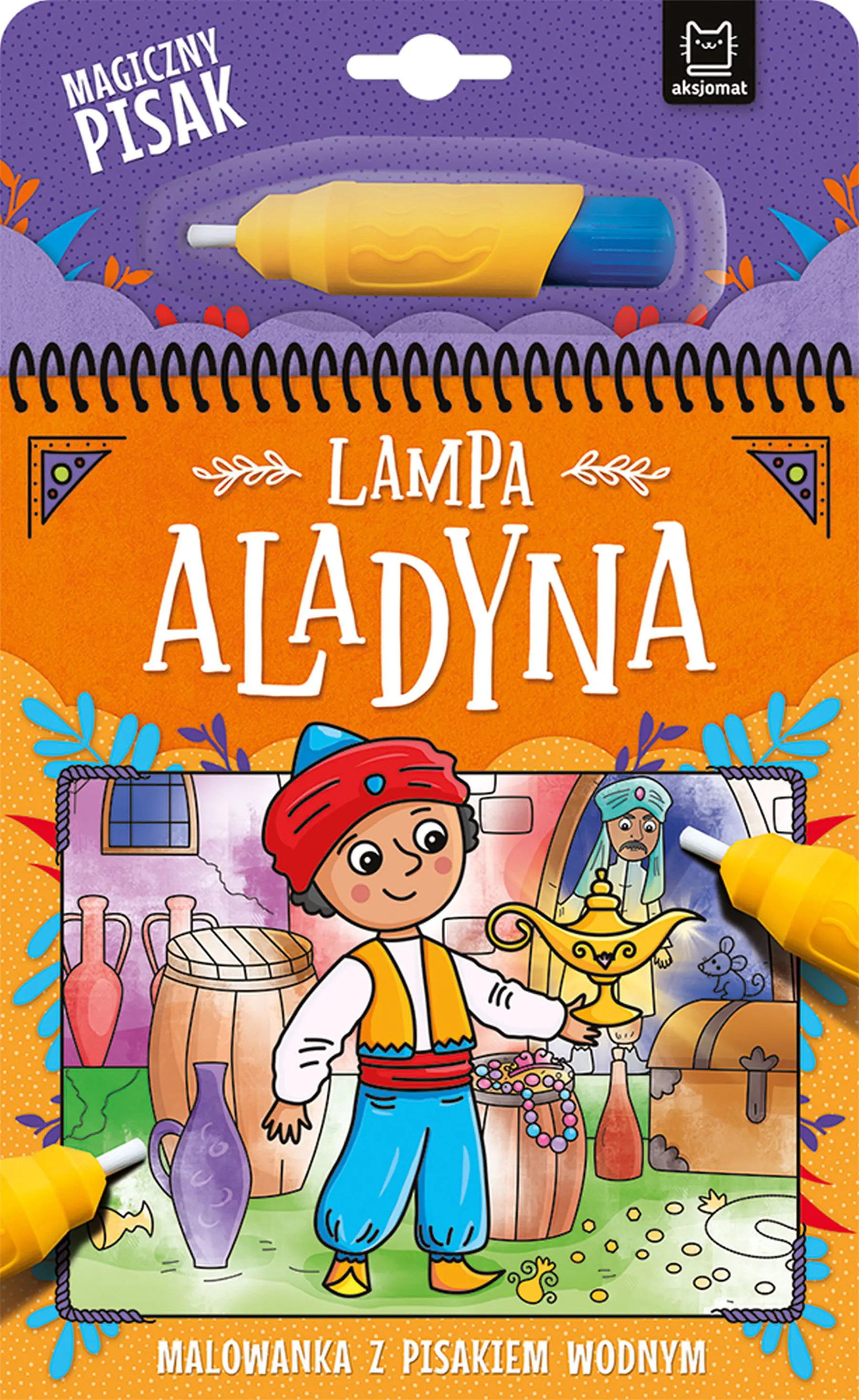 Książka - Mal. pisak wodny lampa aladyna