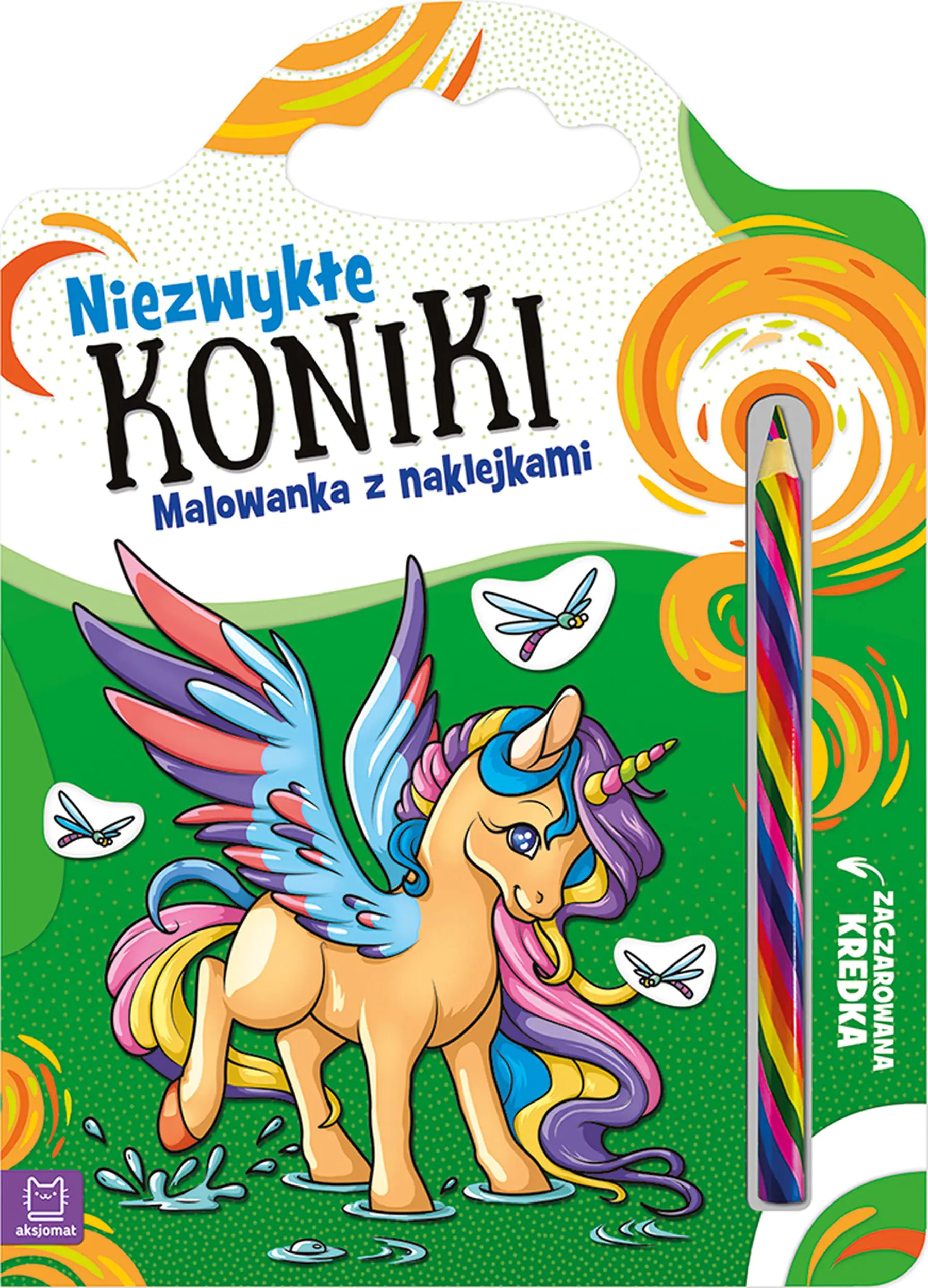 Książka - Niezwykłe koniki. Malowanka z naklejkami