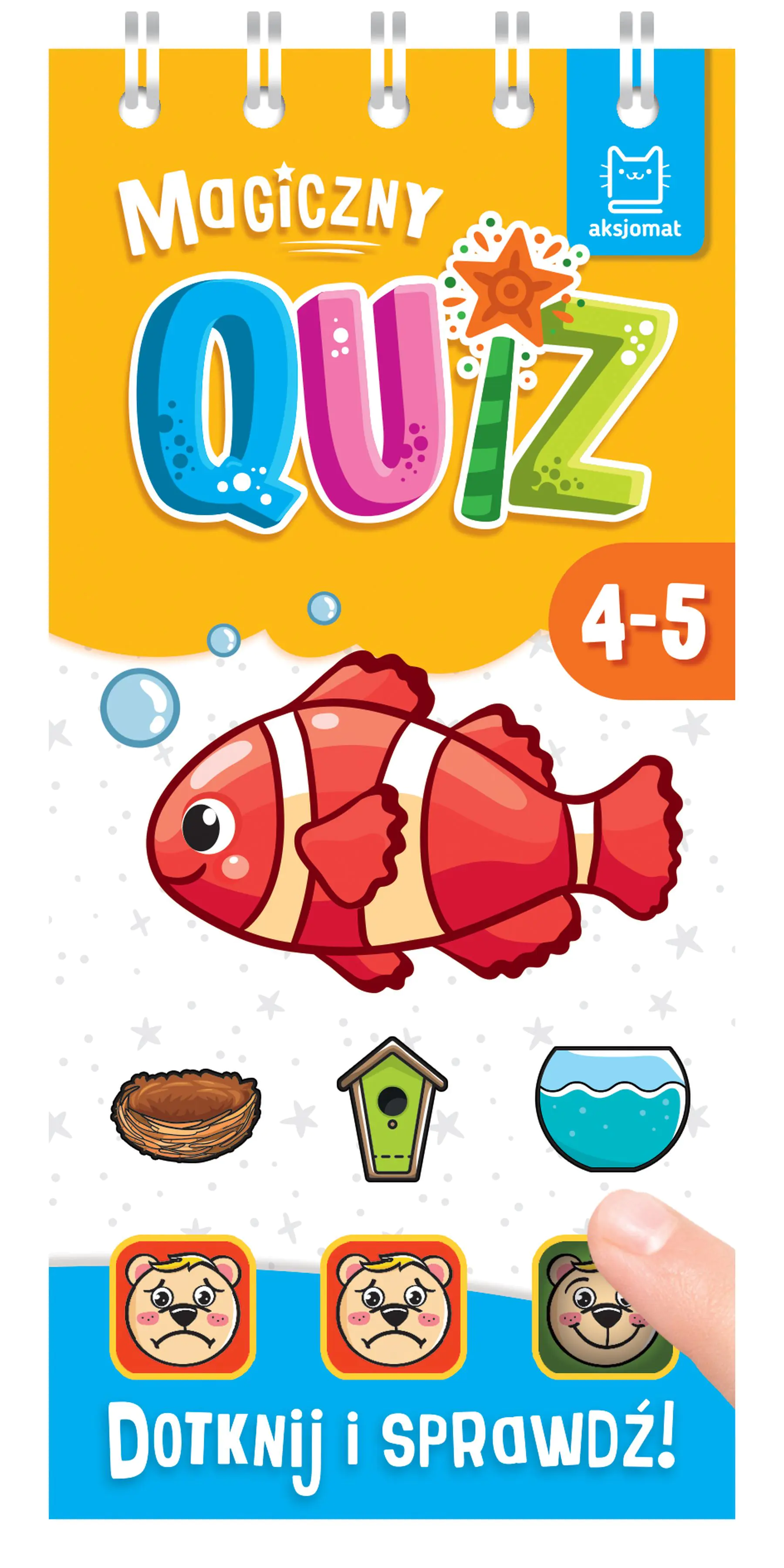 Książka - Magiczny quiz z rybką 4-5