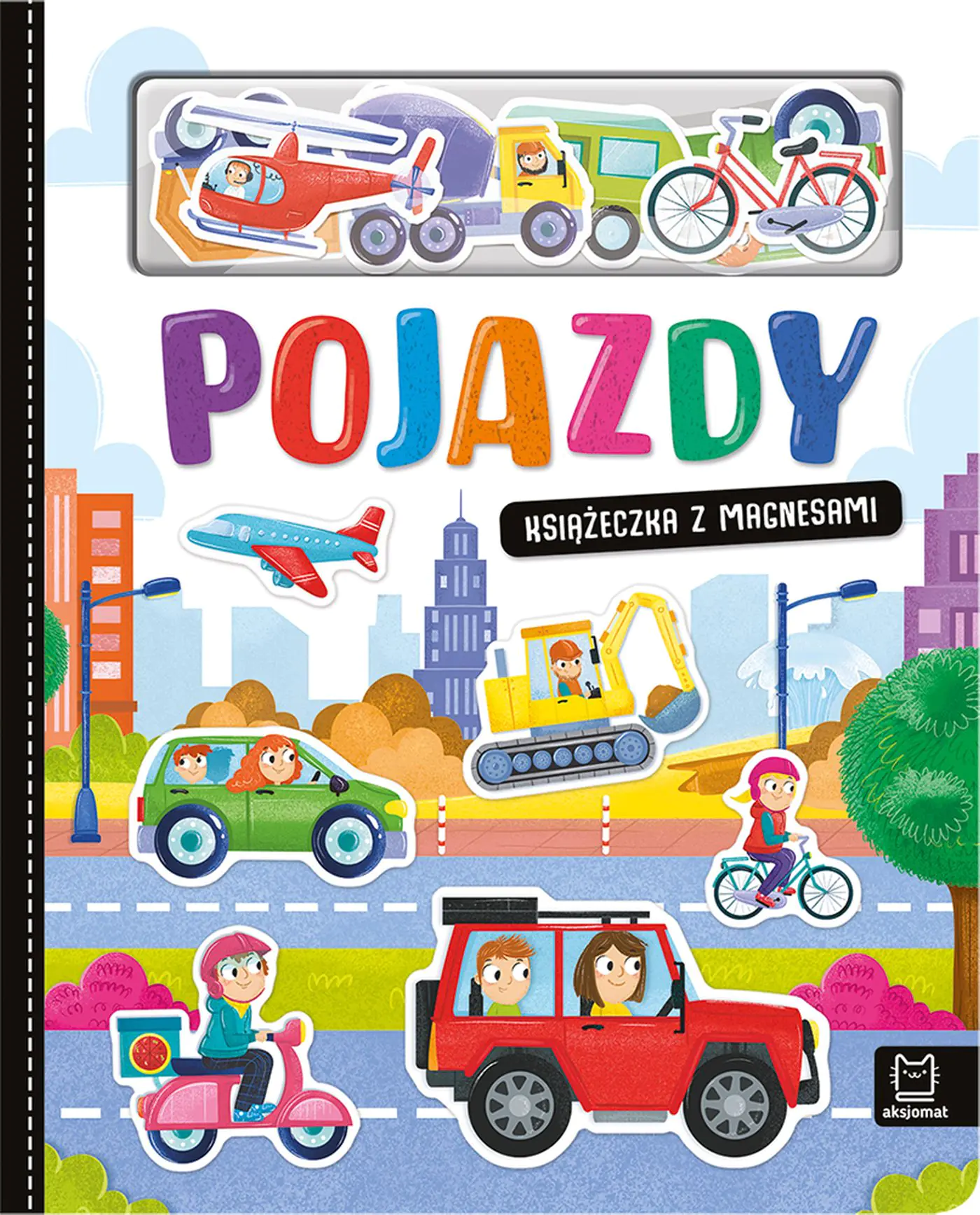 Książka - Pojazdy. Książeczka z magnesami