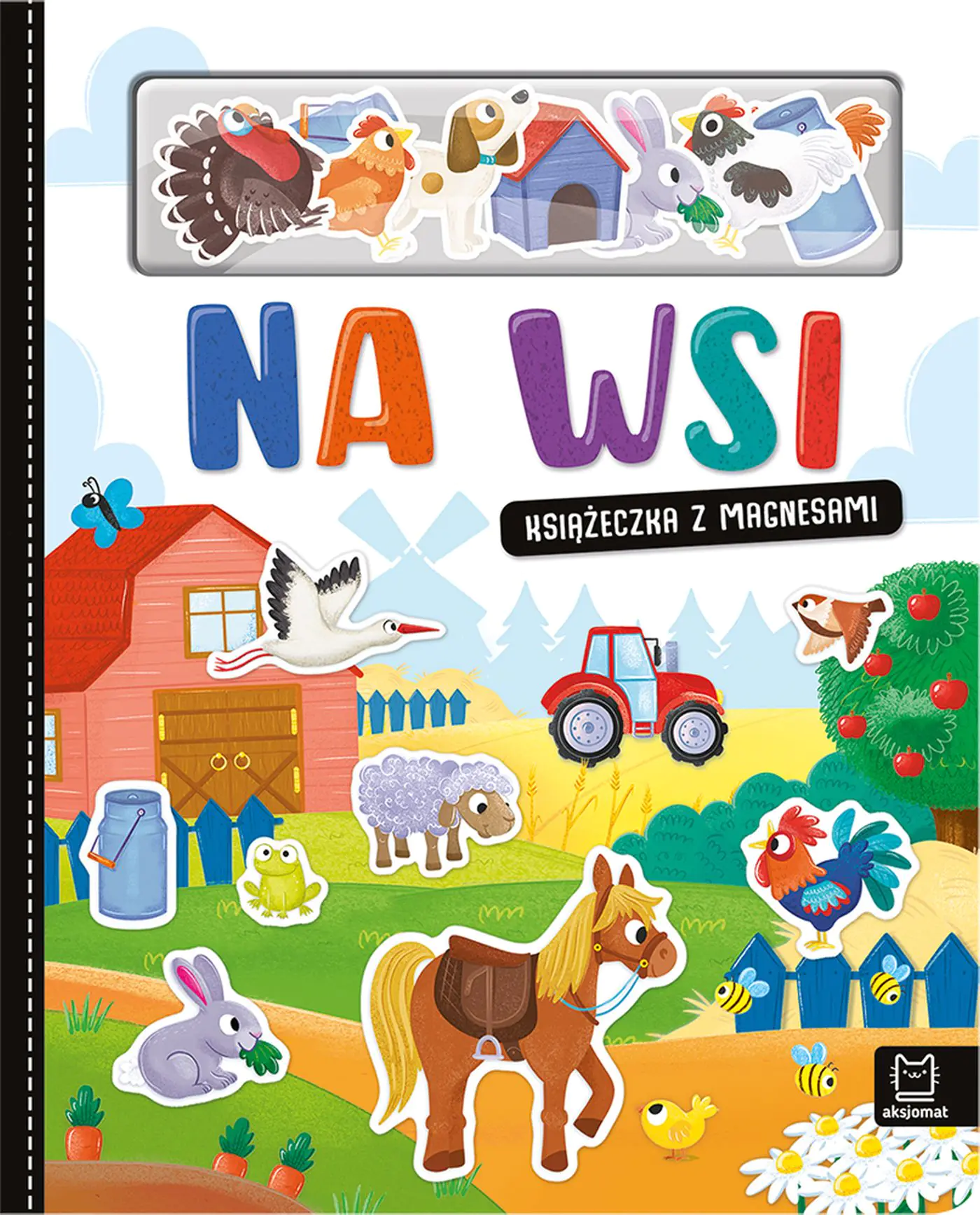 Książka - Na wsi. Książeczka z magnesami