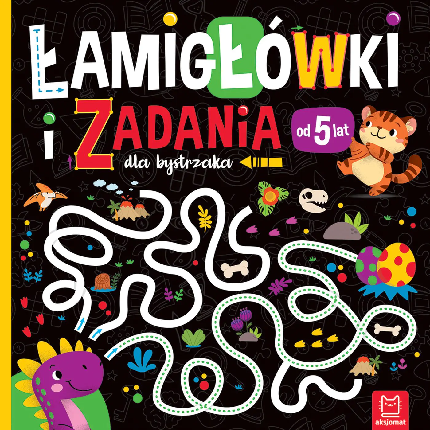 Książka - Łamigłówki i zadania dla bystrzaka od 5 lat