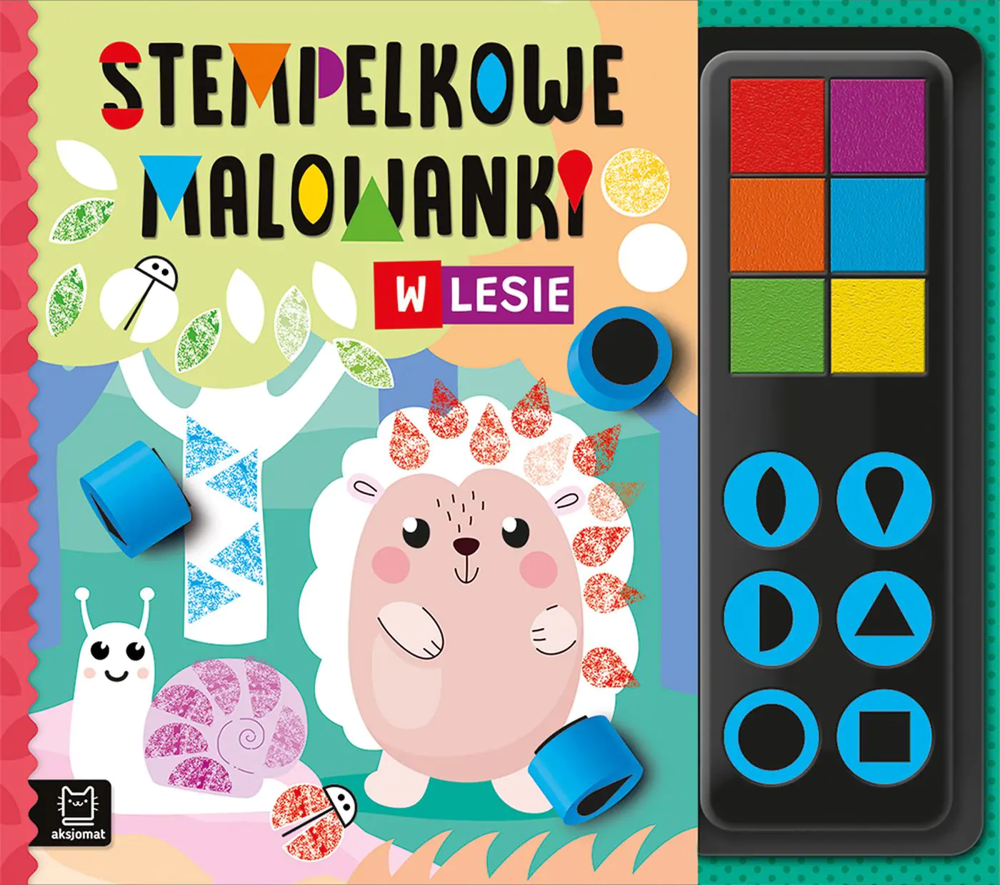 Książka - Stempelkowe malowanki. W lesie