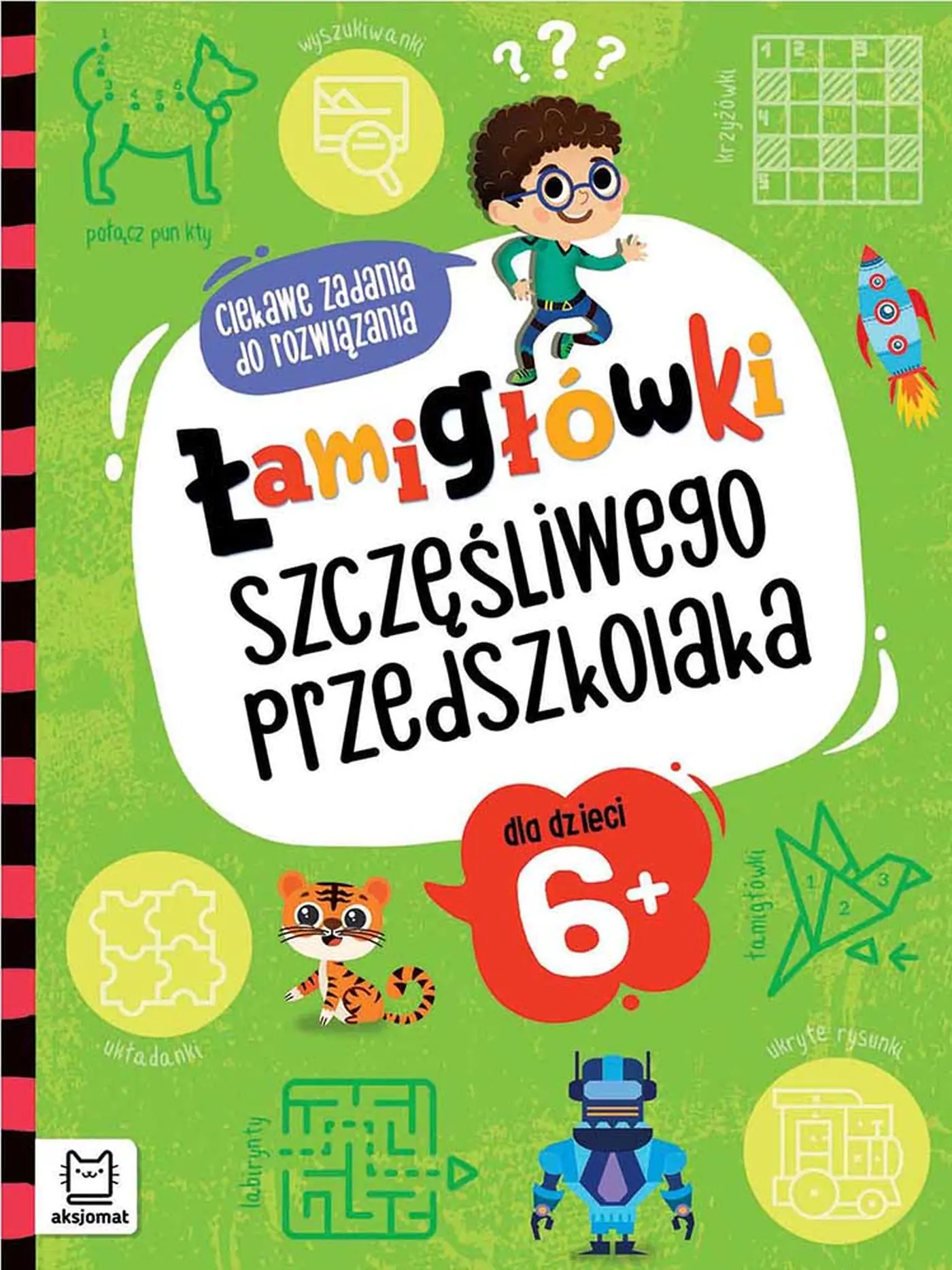Książka - Łamigłówki szczęśliwego przedszkolaka