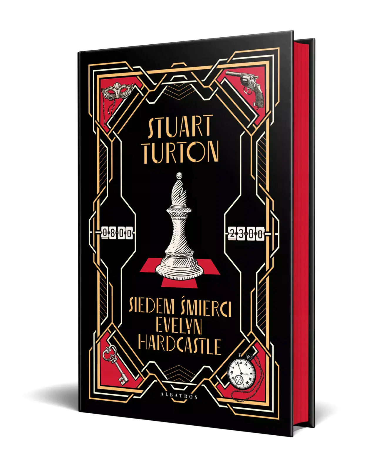 Książka - Siedem śmierci Evelyn Hardcastle (barwione brzegi)