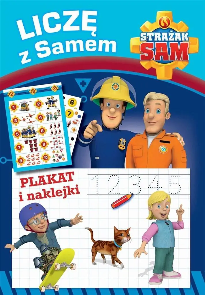 Książka - Strażak Sam. Liczę z Samem