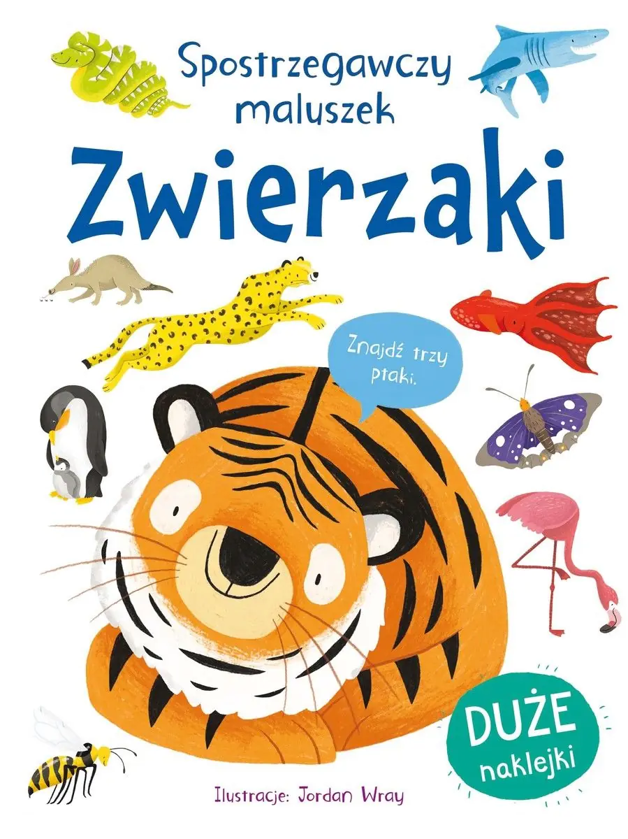 Książka - Spostrzegawczy maluszek. Zwierzaki