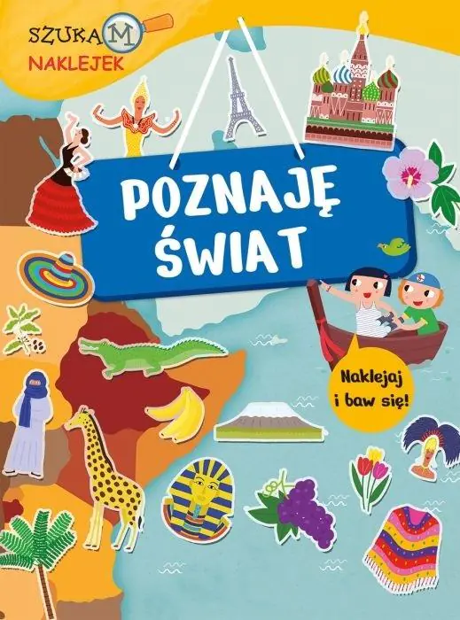Książka - Poznaję świat. Szukam naklejek
