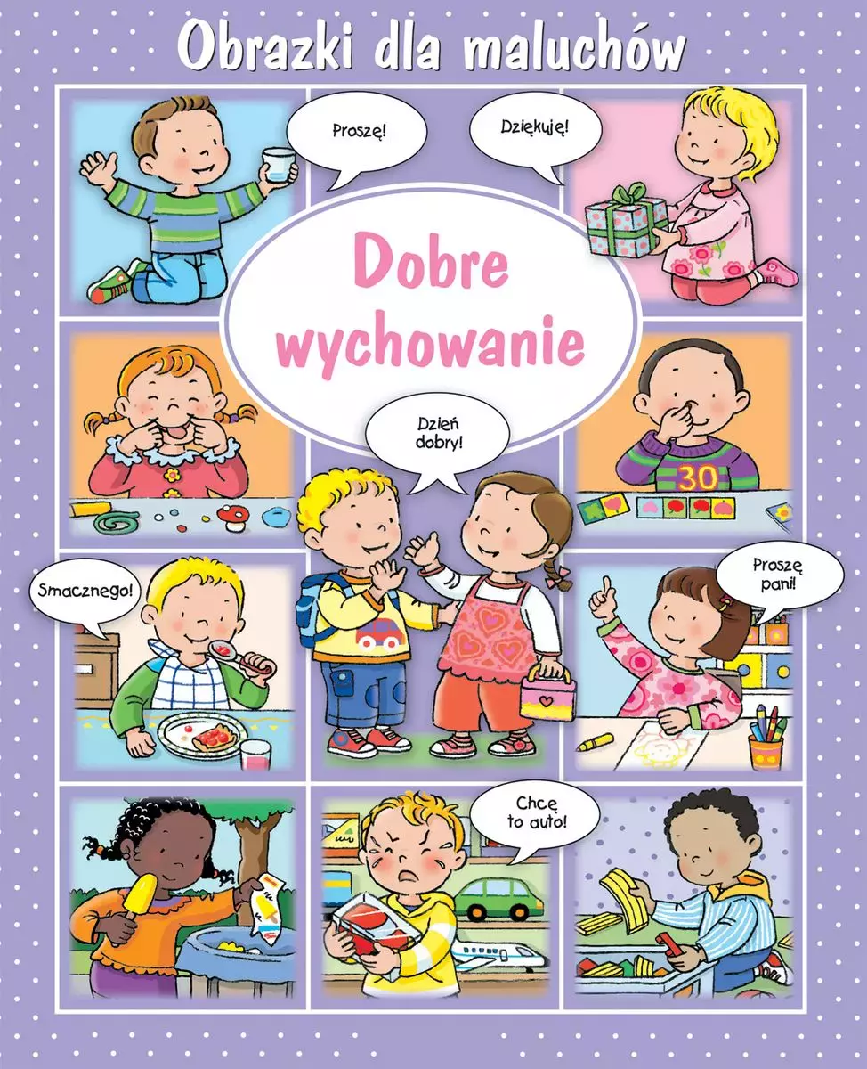 Książka - Obrazki dla maluchów. Dobre wychowanie