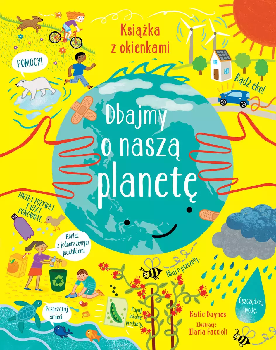 Książka - Dbajmy o naszą planetę. Książka z okienkami
