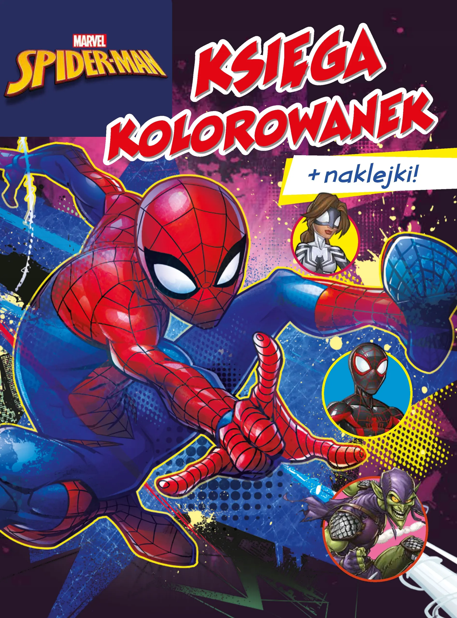 Książka - Księga kolorowanek. Marvel Spider-Man. Disney