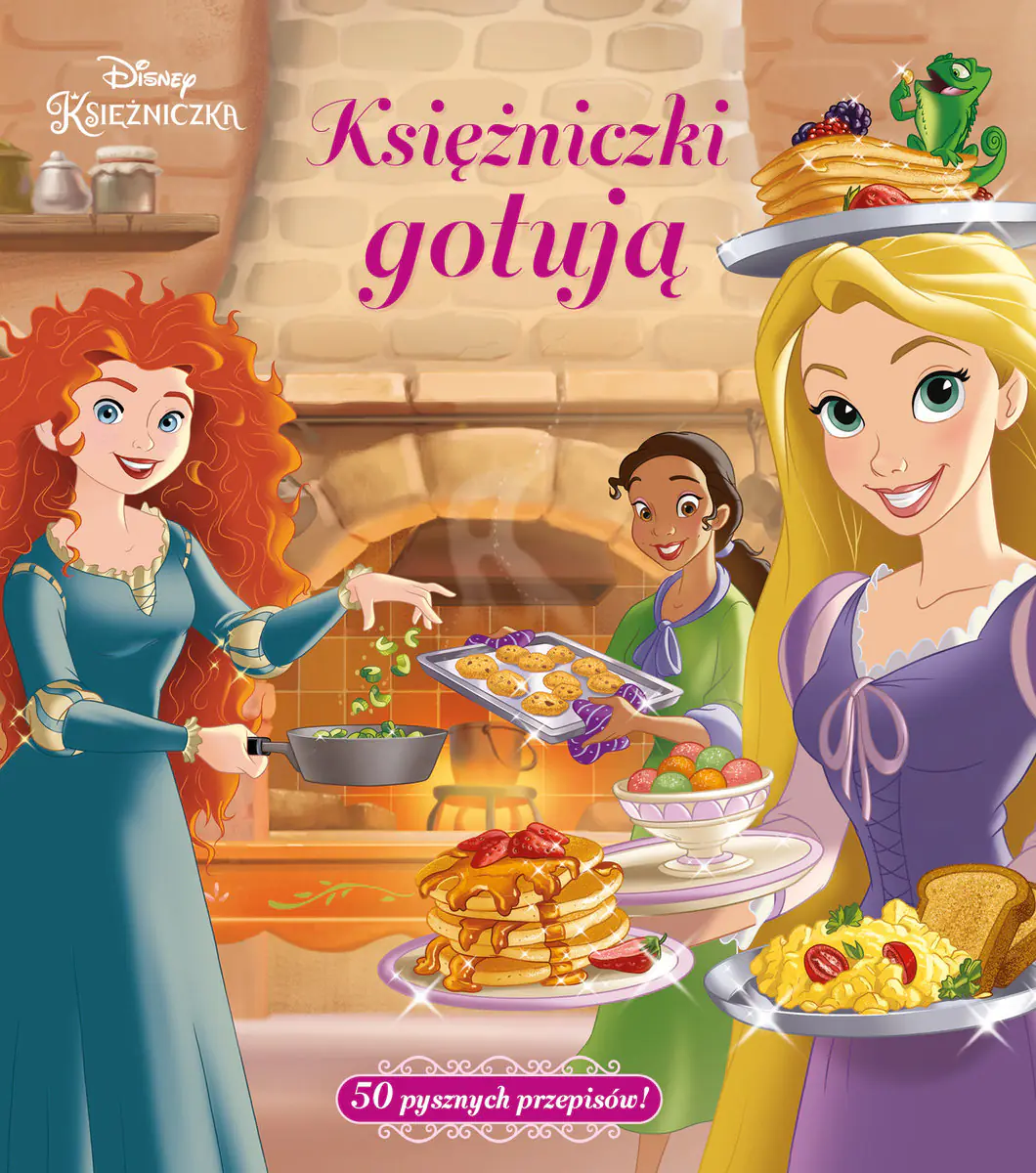 Książka - Księżniczki gotują. 50 pysznych przepisów! Disney