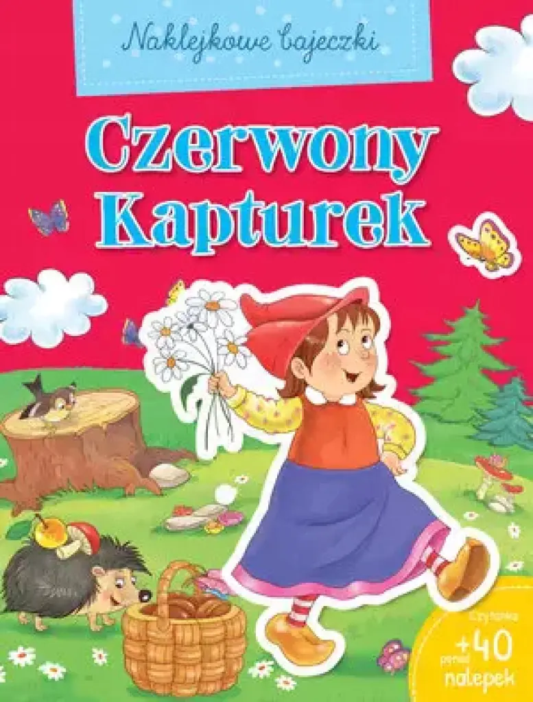 Książka - Naklejkowe bajeczki. Czerwony Kapturek