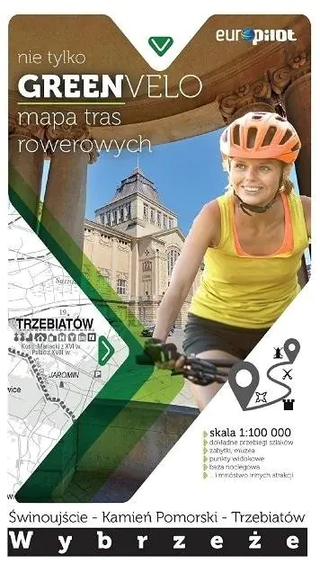 Książka - Wybrzeże. Trzebiatów. Mapa tras rowerowych 1:100 000
