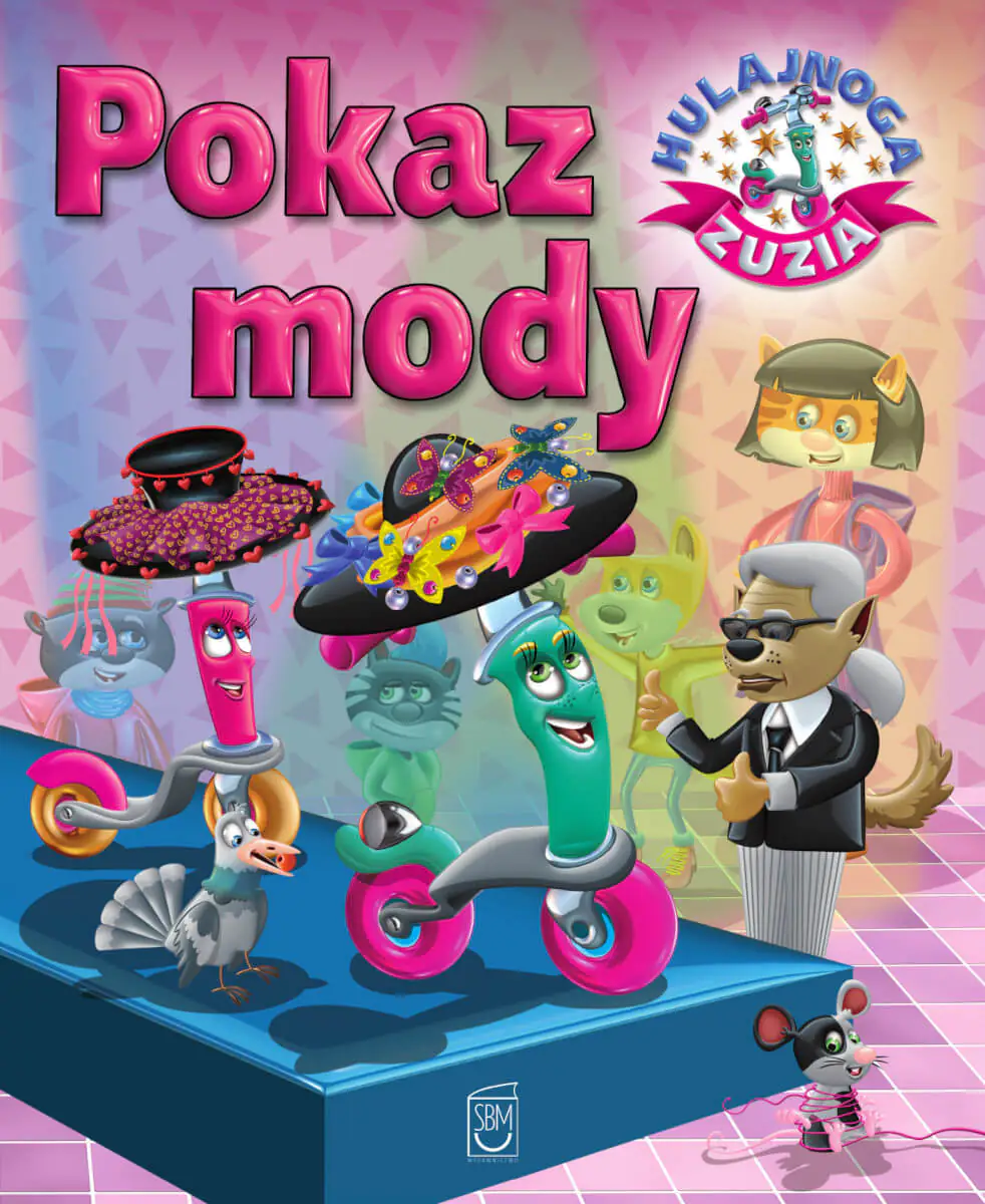 Książka - Pokaz mody. Hulajnoga Zuzia