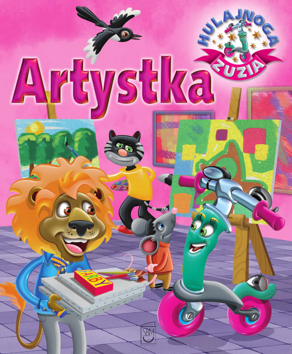 Książka - Artystka. Hulajnoga Zuzia
