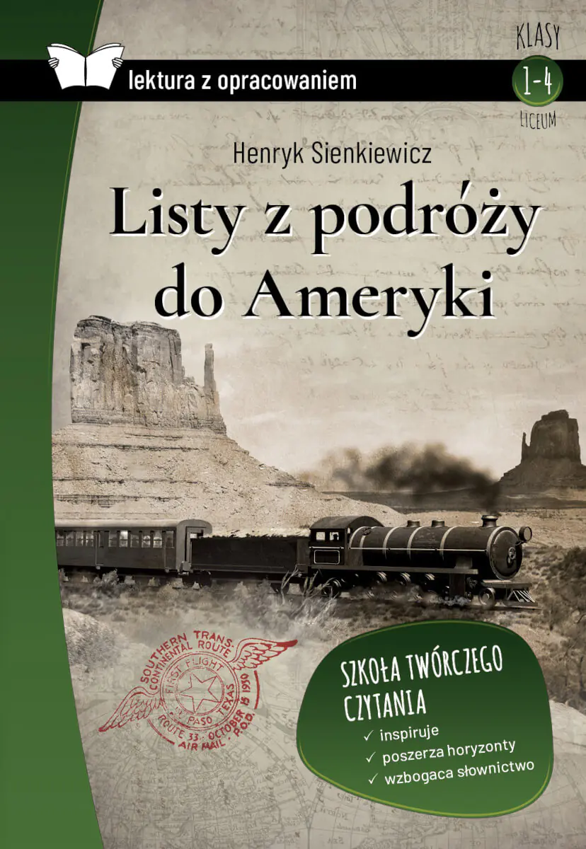 Książka - Listy z podróży do Ameryki. Lektura z opracowaniem