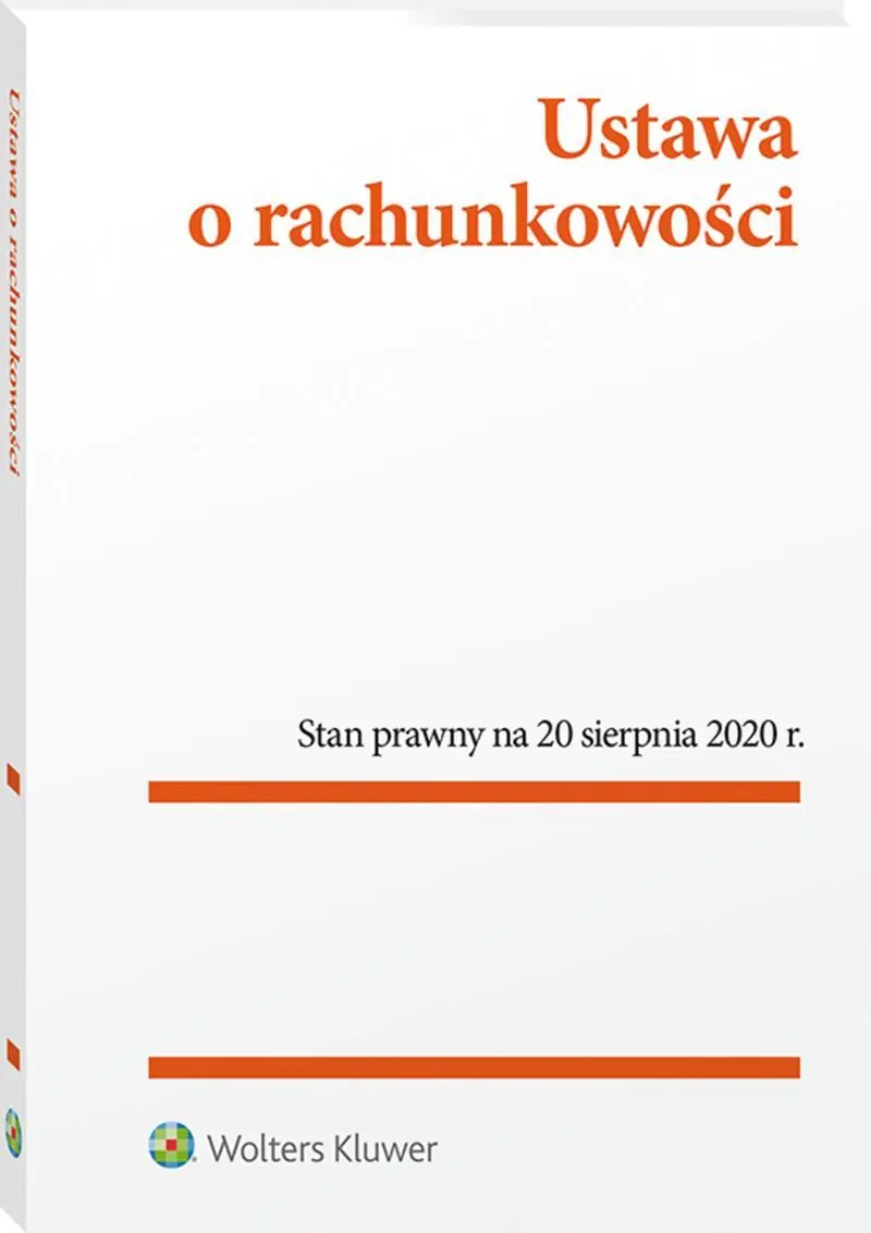 Książka - Ustawa o rachunkowości