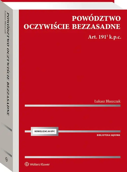 Książka - Powództwo oczywiście bezzasadne. Art. 191 [1] k.p.c.