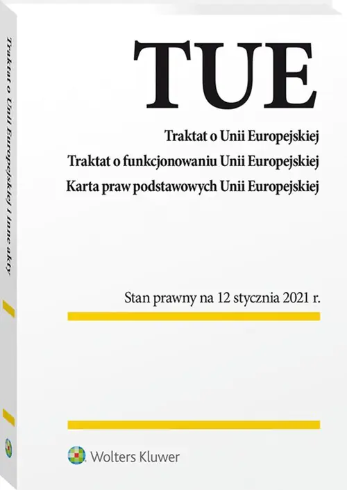 Książka - Traktat o Unii Europejskiej