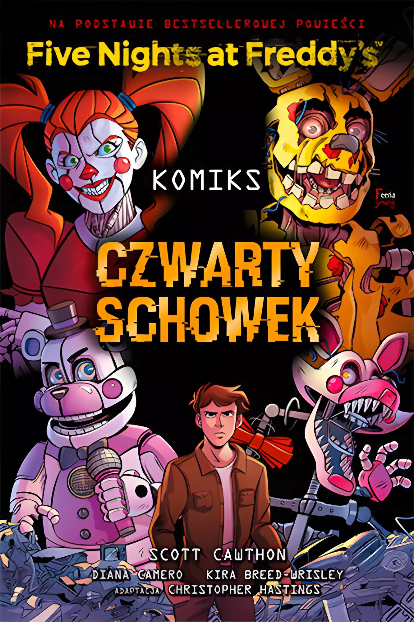 Książka - Czwarty schowek. Five Nights At Freddy's. Tom 3