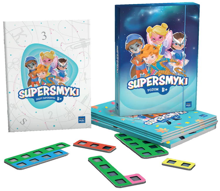 Książka - Pakiet: Supersmyki. Poziom B+. Sześciolatek