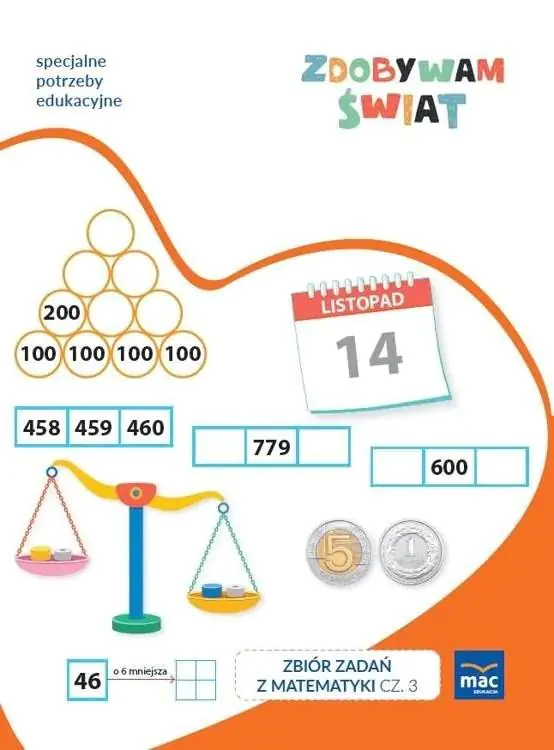 Książka - Zdobywam świat. Zbiór zadań z matematyki. Poziom C