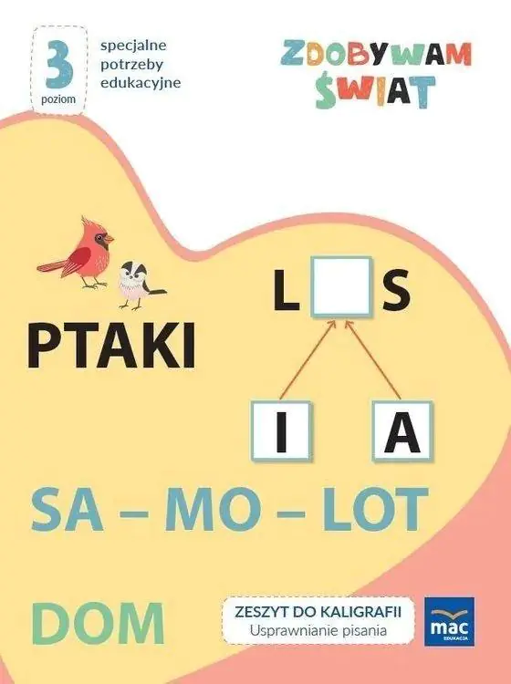 Książka - Zdobywam świat. Zeszyt do kaligrafii. Poziom 3