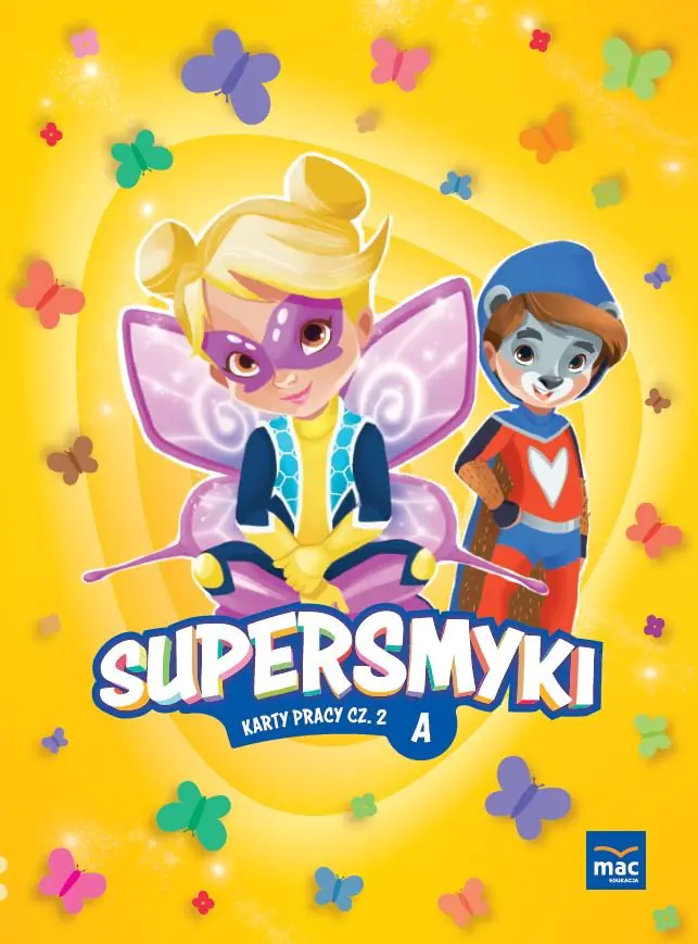 Książka - Supersmyki. Poziom A. Karty pracy. Część 2