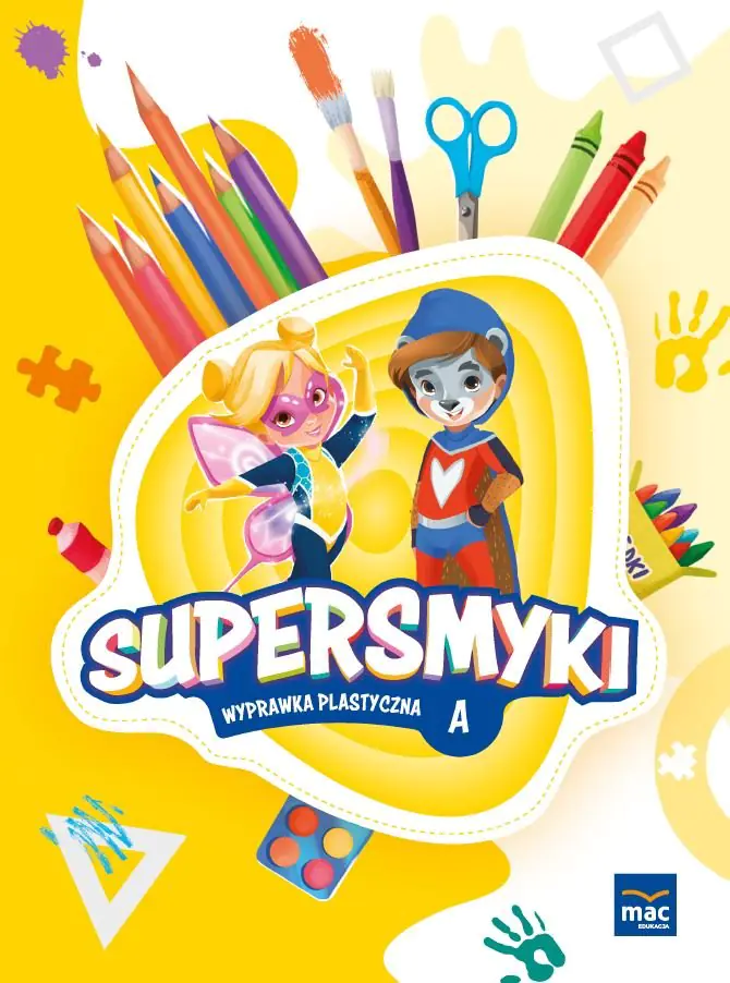 Książka - Supersmyki. Poziom A. Wyprawka plastyczna