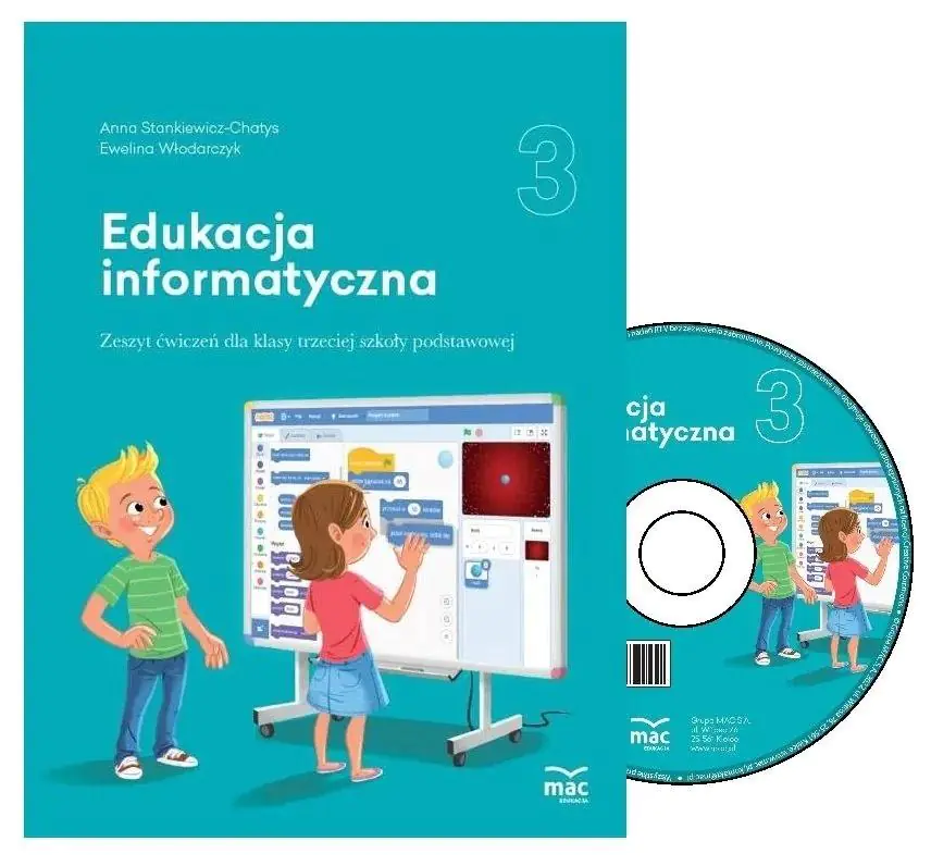 Książka - Edukacja informatyczna. Zeszyt ćwiczeń i płyta CD. Klasa 3