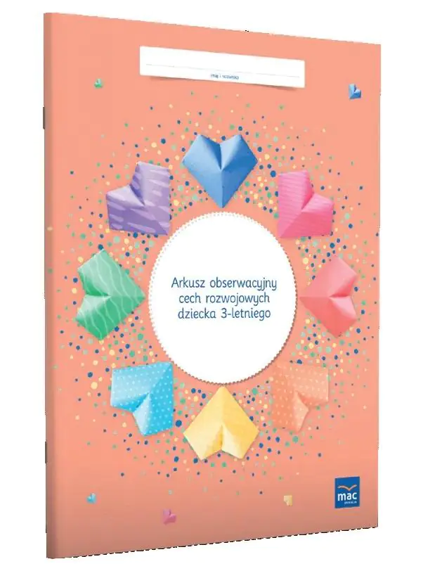 Książka - Arkusz obserwacyjny cech rozwojowych dziecka 3-letniego