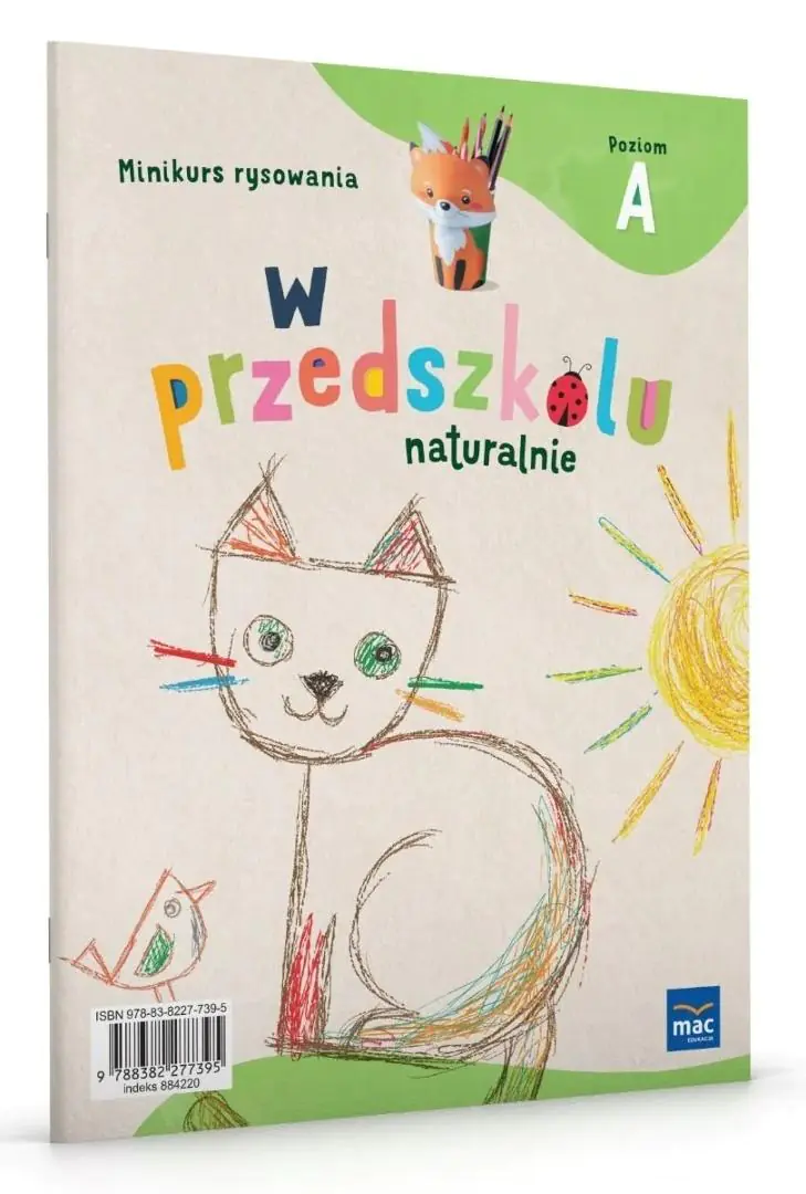 Książka - W przedszkolu naturalnie. Poziom A. Minikurs rysowania
