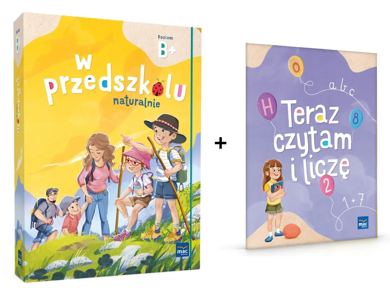 Książka - Superpakiet: W przedszkolu naturalnie. Poziom B+
