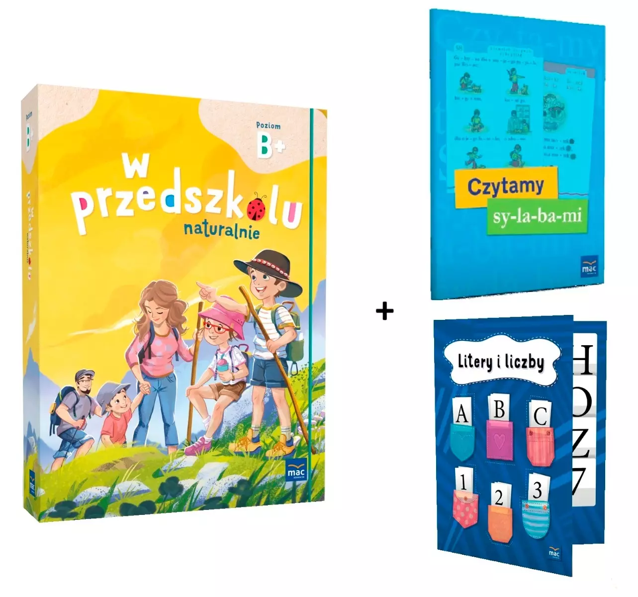 Książka - Superpakiet W przedszkolu naturalnie. Poziom B+