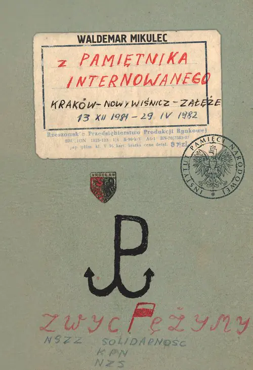 Książka - Waldemar Mikulec. Z pamiętnika internowanego