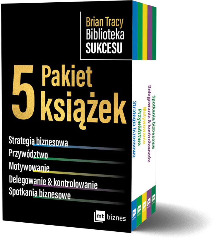 Książka - Pakiet: Strategia biznesowa / Przywództwo / Motywowanie / Delegowanie & Kontrolowanie / Spotkania biznesowe