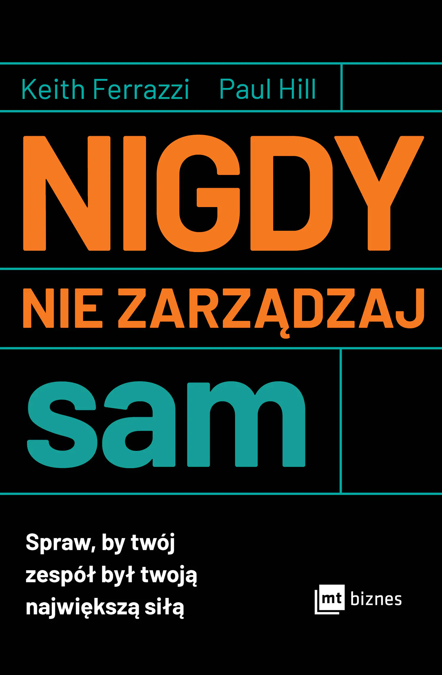 Książka - Nigdy nie zarządzaj sam. Spraw, by twój zespół był twoją największą siłą