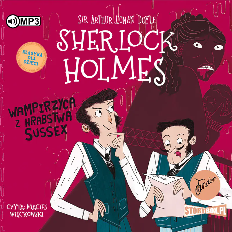 Książka - Wampirzyca z hrabstwa Sussex. Klasyka dla dzieci. Sherlock Holmes. Tom 8