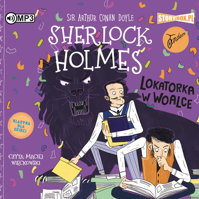 Książka - Lokatorka w woalce. Sherlock Holmes. Klasyka dla dzieci Tom 9