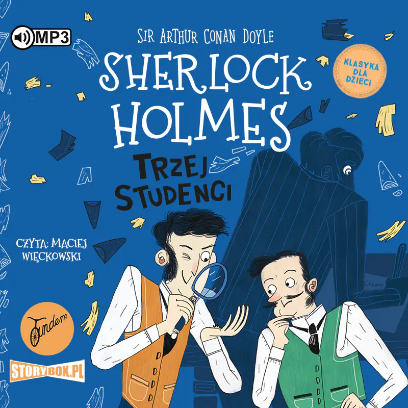 Książka - Trzej studenci. Sherlock Holmes. Klasyka dla dzieci. Tom 10